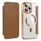 Shield MagSafe RFID Anti-theft Leather Phone Case, For iPhone 16, For iPhone 15 Pro Max