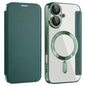 Shield MagSafe RFID Anti-theft Leather Phone Case, For iPhone 16, For iPhone 15 Pro Max