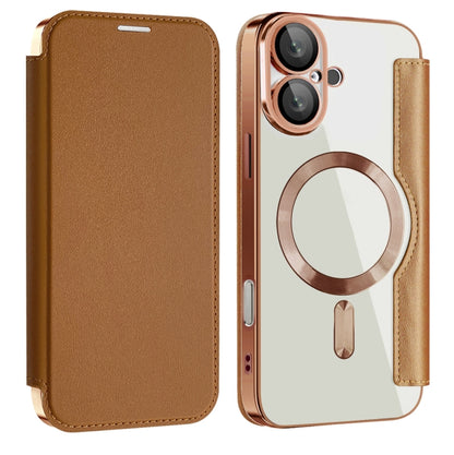 Shield MagSafe RFID Anti-theft Leather Phone Case, For iPhone 16, For iPhone 15 Pro Max