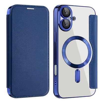Shield MagSafe RFID Anti-theft Leather Phone Case, For iPhone 16, For iPhone 15 Pro Max
