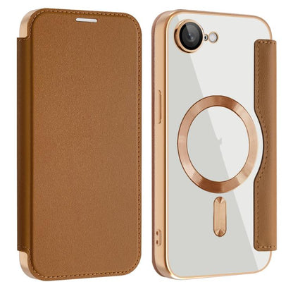 Shield MagSafe RFID Anti-theft Leather Phone Case, For iPhone 15, For iPhone 17e / 16e