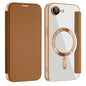 Shield MagSafe RFID Anti-theft Leather Phone Case, For iPhone 15, For iPhone 17e / 16e