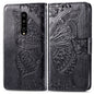 Butterfly Love Flowers Embossing Horizontal Flip Leather Case for One Plus 7 Pro with Holder & Card Slots & Wallet & Lanyard