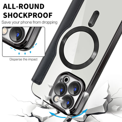 Shield MagSafe RFID Anti-theft Leather Phone Case, For iPhone 18 Pro, For iPhone 17 Pro Max