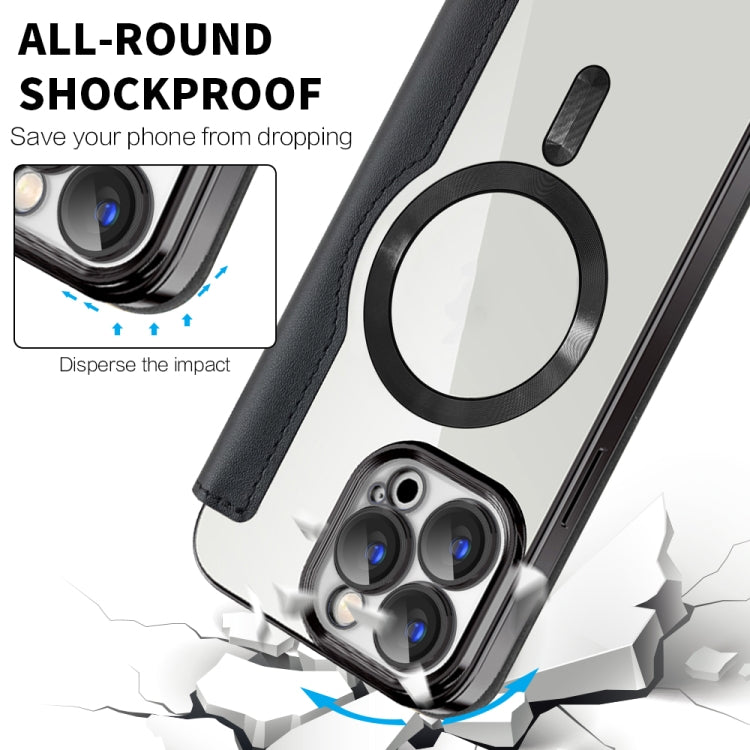 Shield MagSafe RFID Anti-theft Leather Phone Case, For iPhone 15 Pro, For iPhone 15 Plus