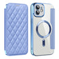 Shield Magsafe RFID Anti-theft Rhombus Leather Phone Case
