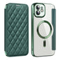 Shield Magsafe RFID Anti-theft Rhombus Leather Phone Case, For iPhone 11 Pro Max, For  iPhone 11, For iPhone 17e / 16e