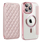 Shield Magsafe RFID Anti-theft Rhombus Leather Phone Case