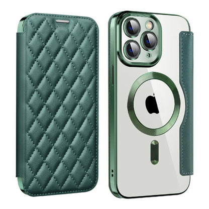 Shield Magsafe RFID Anti-theft Rhombus Leather Phone Case, For iPhone 11 Pro Max, For  iPhone 11, For iPhone 17e / 16e