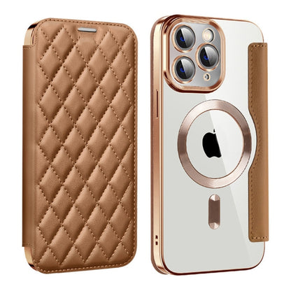 Shield Magsafe RFID Anti-theft Rhombus Leather Phone Case, For iPhone 11 Pro Max, For  iPhone 11, For iPhone 17e / 16e