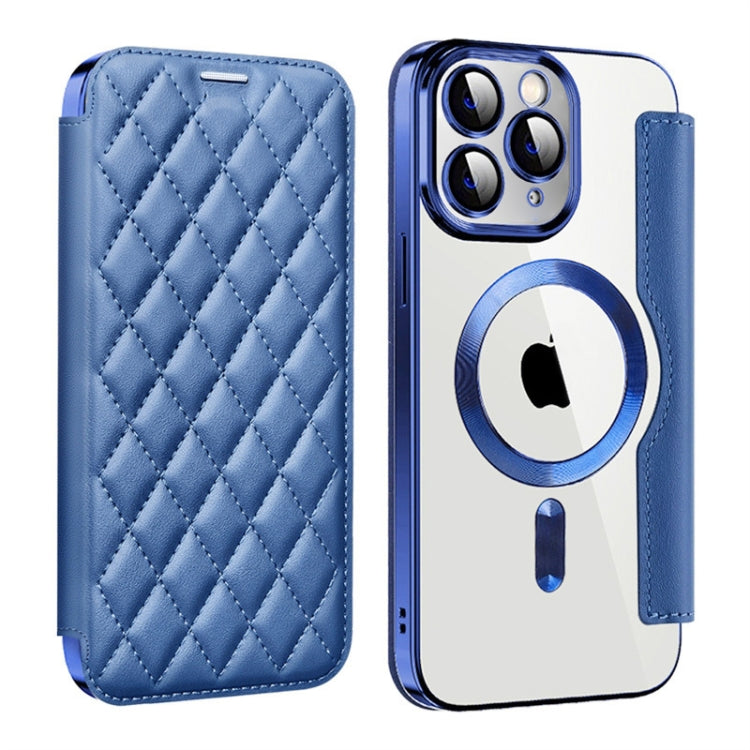 Shield Magsafe RFID Anti-theft Rhombus Leather Phone Case, For iPhone 12 Pro Max, For iPhone 12 Pro, For iPhone 11 Pro Max