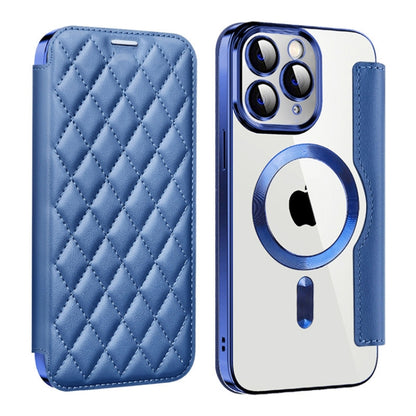 Shield Magsafe RFID Anti-theft Rhombus Leather Phone Case, For iPhone 12 Pro Max, For iPhone 12 Pro, For iPhone 11 Pro Max