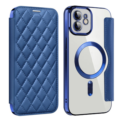 Shield Magsafe RFID Anti-theft Rhombus Leather Phone Case, For iPhone 13 Pro, For iPhone 13, For iPhone 12