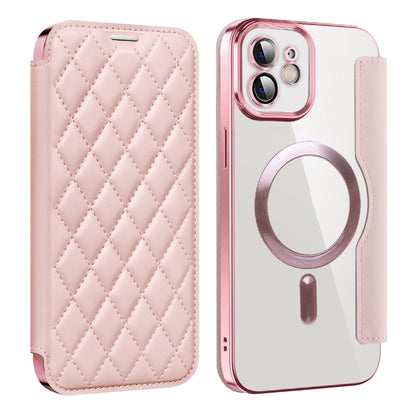 Shield Magsafe RFID Anti-theft Rhombus Leather Phone Case