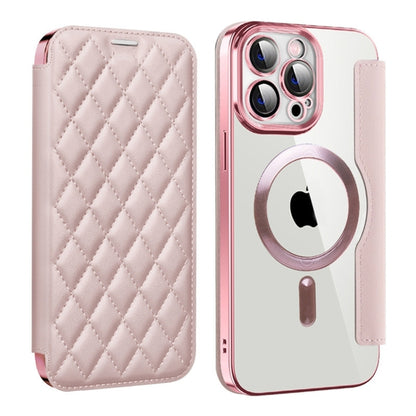 Shield Magsafe RFID Anti-theft Rhombus Leather Phone Case, For iPhone 12, For iPhone 12 Pro Max, For iPhone 12 Pro