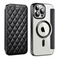 Shield Magsafe RFID Anti-theft Rhombus Leather Phone Case, For iPhone 12, For iPhone 12 Pro Max, For iPhone 12 Pro