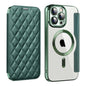 Shield Magsafe RFID Anti-theft Rhombus Leather Phone Case, For iPhone 12, For iPhone 12 Pro Max, For iPhone 12 Pro