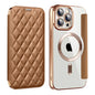 Shield Magsafe RFID Anti-theft Rhombus Leather Phone Case, For iPhone 12, For iPhone 12 Pro Max, For iPhone 12 Pro