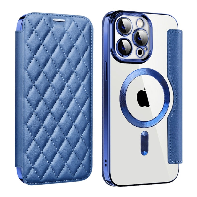 Shield Magsafe RFID Anti-theft Rhombus Leather Phone Case, For iPhone 12, For iPhone 12 Pro Max, For iPhone 12 Pro
