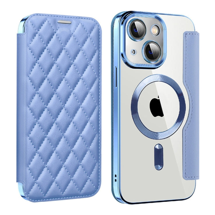 Shield Magsafe RFID Anti-theft Rhombus Leather Phone Case, For iPhone 13 Pro, For iPhone 13, For iPhone 12