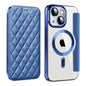Shield Magsafe RFID Anti-theft Rhombus Leather Phone Case, For iPhone 13 Pro, For iPhone 13, For iPhone 12
