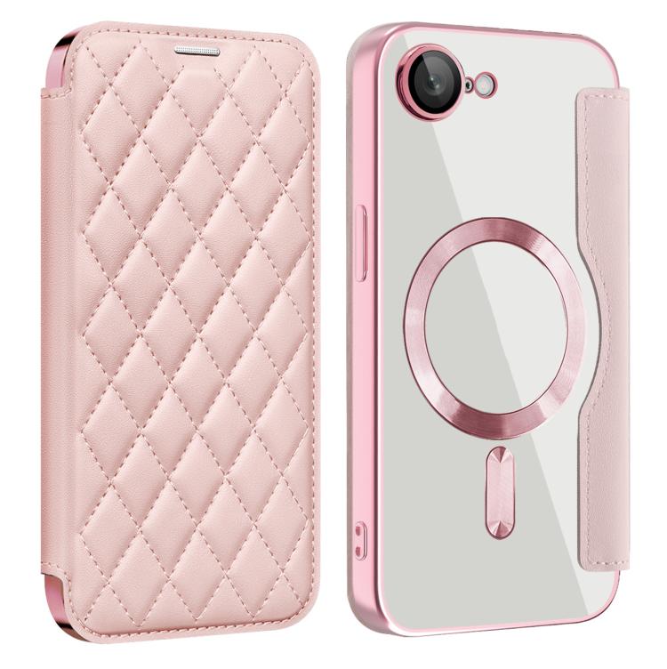 Shield Magsafe RFID Anti-theft Rhombus Leather Phone Case, For iPhone 11 Pro Max, For  iPhone 11, For iPhone 17e / 16e