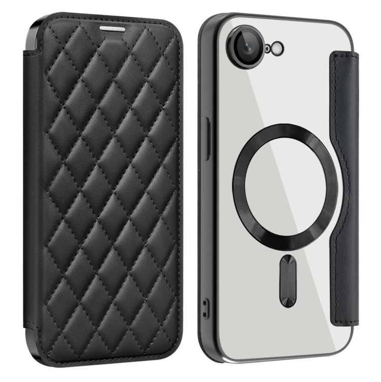 Shield Magsafe RFID Anti-theft Rhombus Leather Phone Case, For iPhone 11 Pro Max, For  iPhone 11, For iPhone 17e / 16e