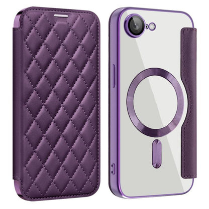 Shield Magsafe RFID Anti-theft Rhombus Leather Phone Case, For iPhone 11 Pro Max, For  iPhone 11, For iPhone 17e / 16e