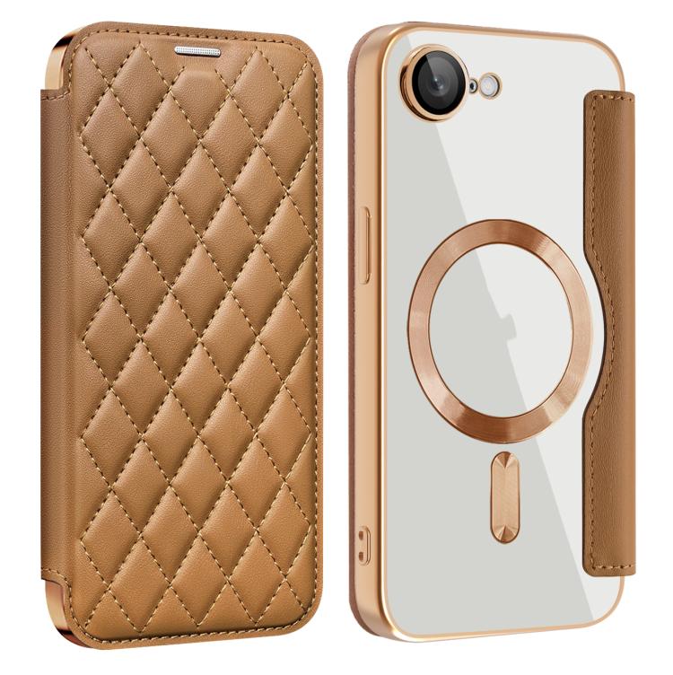 Shield Magsafe RFID Anti-theft Rhombus Leather Phone Case, For iPhone 11 Pro Max, For  iPhone 11, For iPhone 17e / 16e