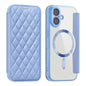 Shield Magsafe RFID Anti-theft Rhombus Leather Phone Case, For iPhone 17 Pro, For iPhone 17, For iPhone Air