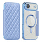 Shield Magsafe RFID Anti-theft Rhombus Leather Phone Case, For iPhone 17 Pro, For iPhone 17, For iPhone Air