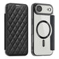Shield Magsafe RFID Anti-theft Rhombus Leather Phone Case, For iPhone 17 Pro, For iPhone 17, For iPhone Air