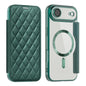 Shield Magsafe RFID Anti-theft Rhombus Leather Phone Case, For iPhone 17 Pro, For iPhone 17, For iPhone Air