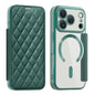 Shield Magsafe RFID Anti-theft Rhombus Leather Phone Case, For iPhone 17 Pro, For iPhone 17, For iPhone Air