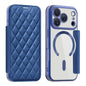 Shield Magsafe RFID Anti-theft Rhombus Leather Phone Case, For iPhone 17 Pro, For iPhone 17, For iPhone Air