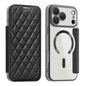 Shield Magsafe RFID Anti-theft Rhombus Leather Phone Case, For iPhone 18 Pro, For iPhone 18 Pro Max, For iPhone 17 Pro Max