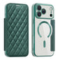 Shield Magsafe RFID Anti-theft Rhombus Leather Phone Case, For iPhone 18 Pro, For iPhone 18 Pro Max, For iPhone 17 Pro Max