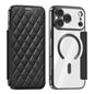 Shield Magsafe RFID Anti-theft Rhombus Leather Phone Case, For iPhone 18 Pro, For iPhone 18 Pro Max, For iPhone 17 Pro Max