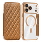 Shield Magsafe RFID Anti-theft Rhombus Leather Phone Case, For iPhone 18 Pro, For iPhone 18 Pro Max, For iPhone 17 Pro Max