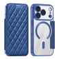Shield Magsafe RFID Anti-theft Rhombus Leather Phone Case, For iPhone 18 Pro, For iPhone 18 Pro Max, For iPhone 17 Pro Max