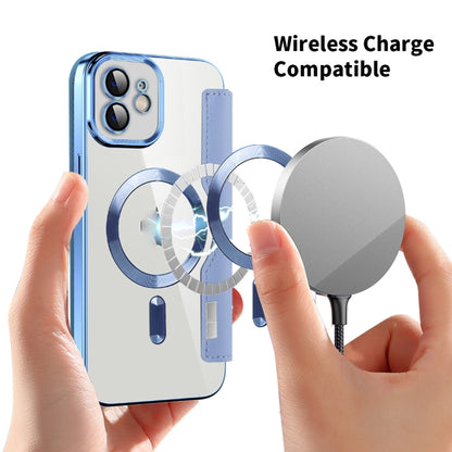 Shield Magsafe RFID Anti-theft Rhombus Leather Phone Case