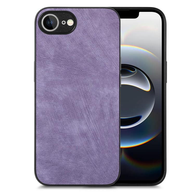 Vintage Leather PC Back Cover Phone Case, For iPhone 17e / 16e, For iPhone 17 Pro Max, For iPhone 17 Pro, For iPhone 17