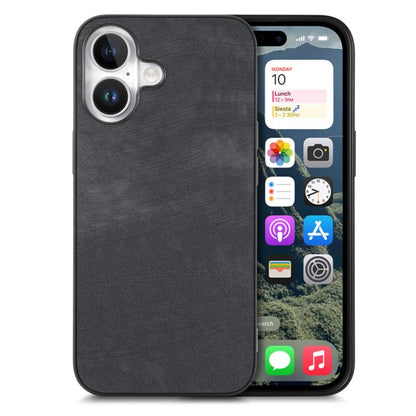 Vintage Leather PC Back Cover Phone Case, For iPhone 17e / 16e, For iPhone 17 Pro Max, For iPhone 17 Pro, For iPhone 17