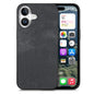 Vintage Leather PC Back Cover Phone Case, For iPhone 17e / 16e, For iPhone 17 Pro Max, For iPhone 17 Pro, For iPhone 17