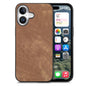 Vintage Leather PC Back Cover Phone Case