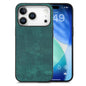 Vintage Leather PC Back Cover Phone Case, For iPhone 17e / 16e, For iPhone 17 Pro Max, For iPhone 17 Pro, For iPhone 17