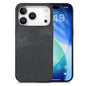 Vintage Leather PC Back Cover Phone Case, For iPhone 17e / 16e, For iPhone 17 Pro Max, For iPhone 17 Pro, For iPhone 17