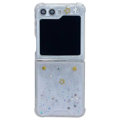 Glitter Meteor  Shockproof Epoxy TPU Phone Case, For Samsung Galaxy Z Flip7 FE / Flip6, For Samsung Galaxy Z Flip5, For Samsung Galaxy Z Flip4, For Samsung Galaxy Z Flip3