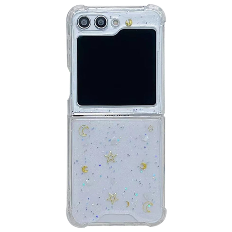 Glitter Meteor  Shockproof Epoxy TPU Phone Case, For Samsung Galaxy Z Flip7 FE / Flip6, For Samsung Galaxy Z Flip5, For Samsung Galaxy Z Flip4, For Samsung Galaxy Z Flip3