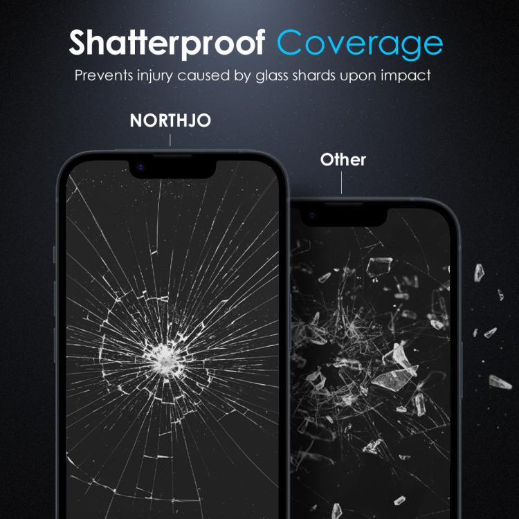 NORTHJO A++ 0.3mm 28 Degree Privacy Screen Tempered Glass Film, For iPhone 17e / 16e, For iPhone 17 Pro Max, For iPhone 17 Pro, For iPhone 17, For iPhone Air, For iPhone 16 Pro Max, For iPhone 16 Pro, For iPhone 16 Plus, For iPhone 16                  ...